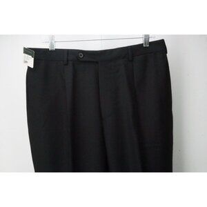 Burberry London Black S100s Wool Dress Pants Trousers 50 EU Brand NEW